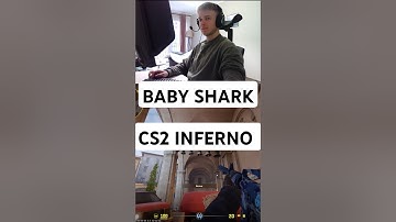 Baby Shark  🦈 in gaming! #cs2