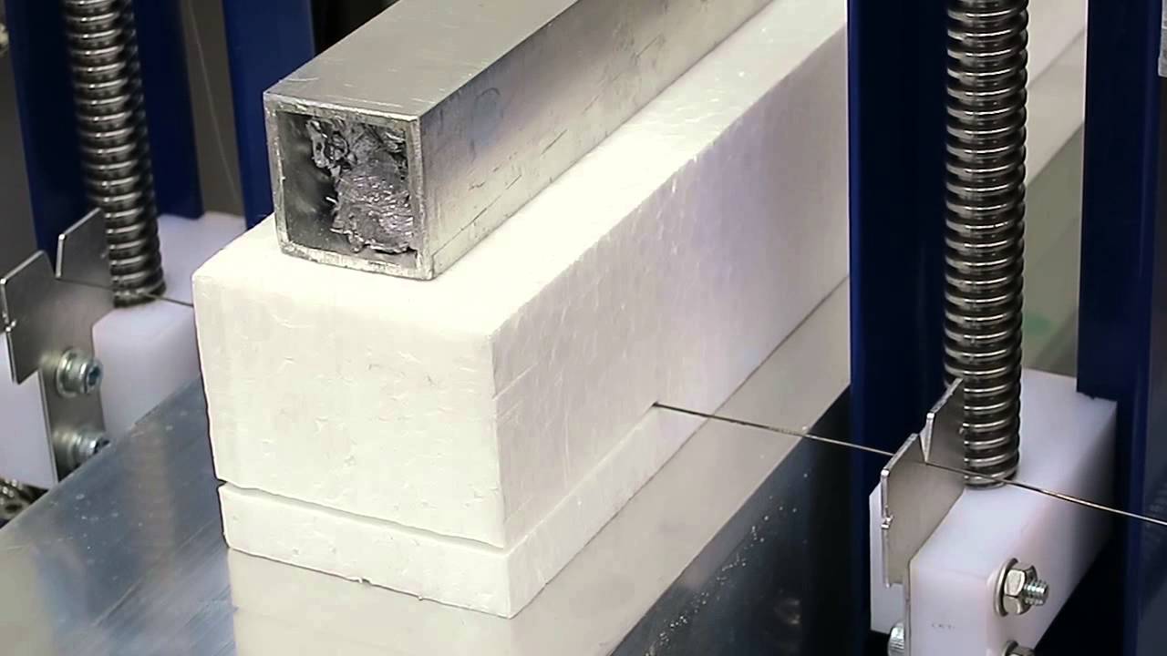 CNC USB Controller Measuring kerf on our foam cutter YouTube