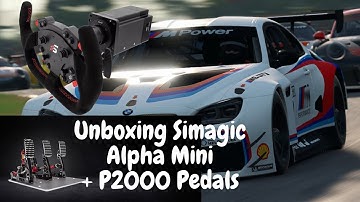 unboxing Simagic alpha mini/ P2000 Pedals