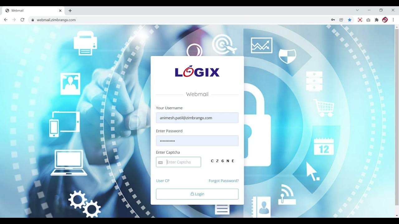 Captcha For User Login in Logix Cloud Zimbra YouTube
