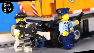 Lego Garbage Truck Robbery Ca$ Brothers Crazy Bank Robbery Dashing Heist Escape Catch the Crooks