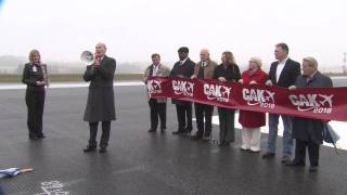 Akron-Canton Airport - Runway 5/23 Ribbon-Cutting and Inaugural Flight