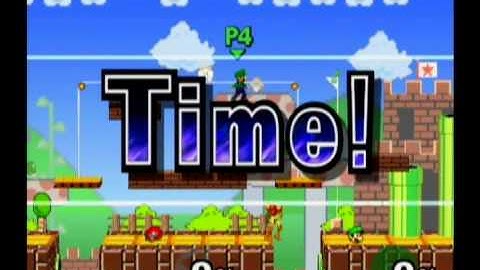 Melee - Level nine CPU Samus stuck in infinite loop while Luigi does absolutely nothing