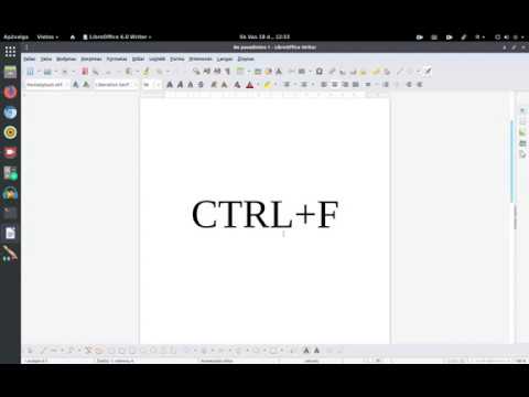 Klaviatūra – 11 dalis. Klavišų derinys CTRL+F. 6 klasei