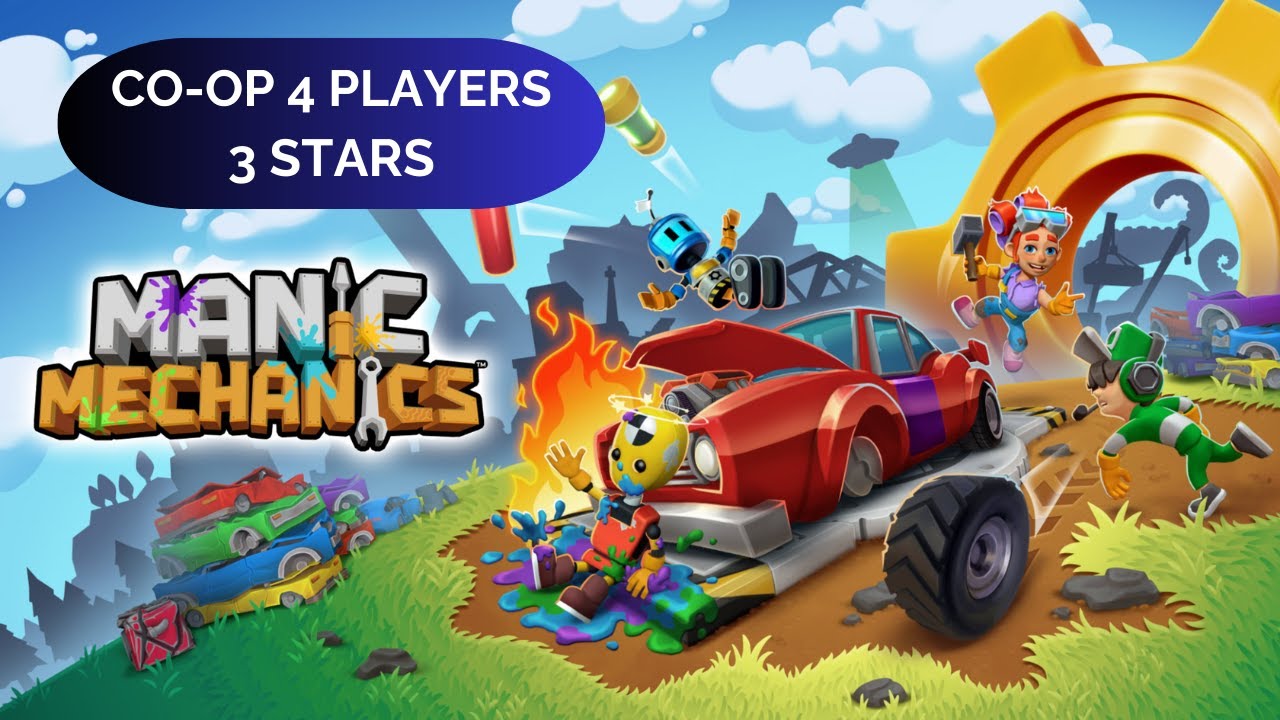 Manic Mechanics_01-01 PS5 4 Players 3 Stars Co Op