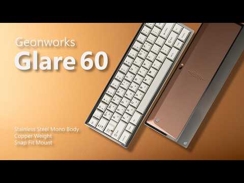 【新品】Geonworks Glare60 Geonworks Glare 60 - Unboxing and Build - YouTube