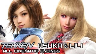 ASUKA & LILI - All Cinematic Endings in TEKKEN Series (2004-2017)