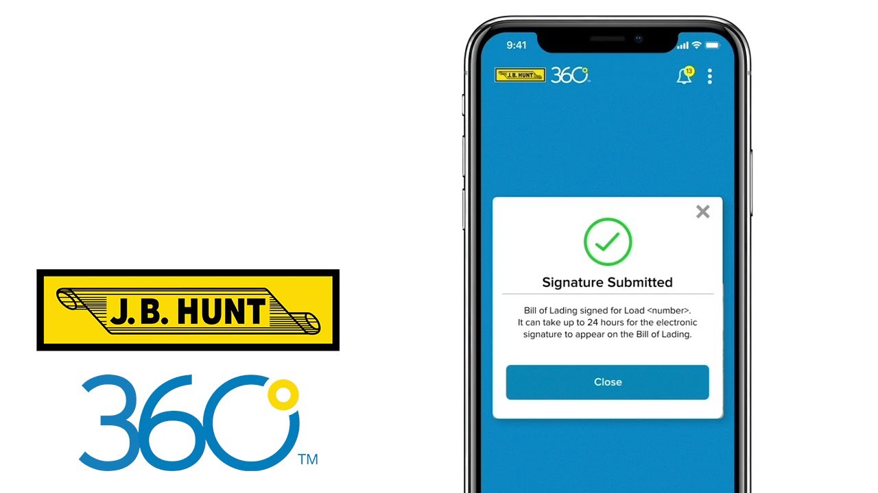 Electronic Bill of Lading for J.B. Hunt Customers - YouTube