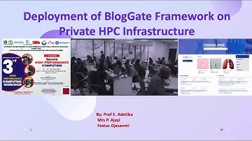 3RD HPC WORKSHOP: Deployment of BlogGate Framework on Private HPC Infrastructure(Hands-On) | Day 5
