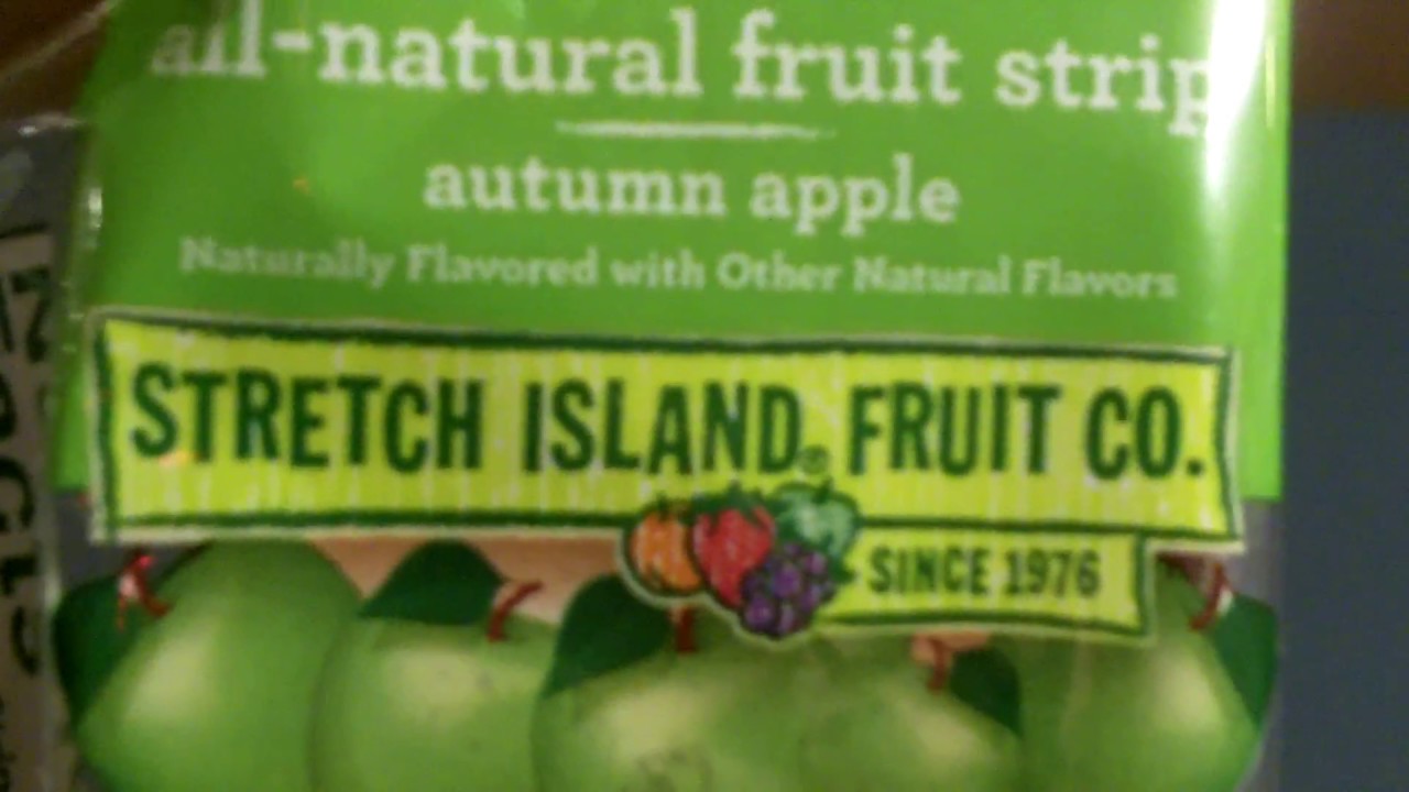 stretch island winery Review of Stretch Island Fruit Company autumn apple fruit strip.