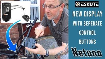 New Eskute display with up and down button controller made for the Eskute and Pullono ebikes.