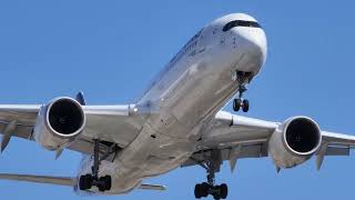 Lufthansa Airbus A350-900 Landing San Diego