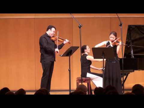 Vadim Gluzman and Julia Hwang; Moszkowski Suite for 2 violins