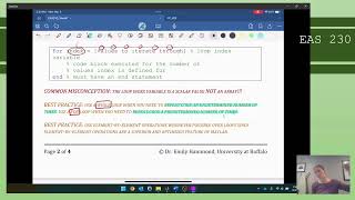 EAS 230 | Week 7: Loops
