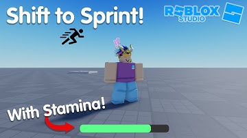 How to Make a Sprinting System with Stamina in Roblox Studio | Roblox Scripting Tutorial