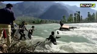 Jammu & Kashmir: Army Rescues 2 Civilians After Their JCB Was Washed Away In Marua River