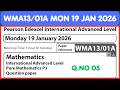 WMA13/01A Q.NO 05 MONDAY 19 JAN 2026 IAL Pure Mathematics P3 IALP3 #WMA13/01 MATHEMATICS P3 SOLUTION