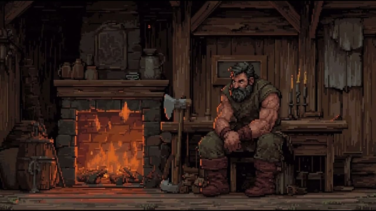 Rest Here, Traveler - You've found a Cozy Cabin in the Woods [Relaxing Medieval Music]