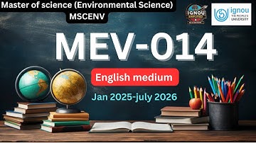 MEV-014 ignou assignment jan 2025-july2026 | MSCENV SECOND SEMESTER ASSIGNMENT 2025-26 | ignou| pdf