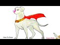 DC League of Super Pets First look Dwayne johnson| How To Draw DC League of Super pets