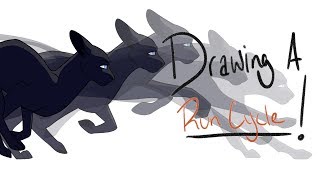 'Drawing a ____!' Ep 10: Run Cycle (Crowfeather 'And He Runs' Animation)