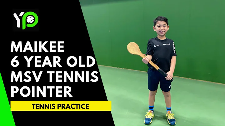 MSV Tennis Pointer Practice With 6 Year Old Maikee Pierre