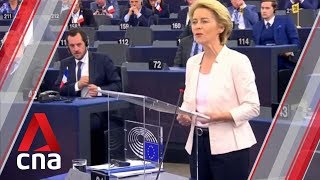 German makes final pledges to secure job as first female EU chief