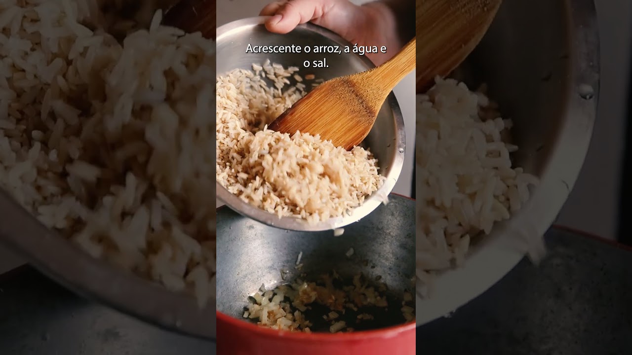 🍛 Como fazer ARROZ INTEGRAL soltinho e sem errar!