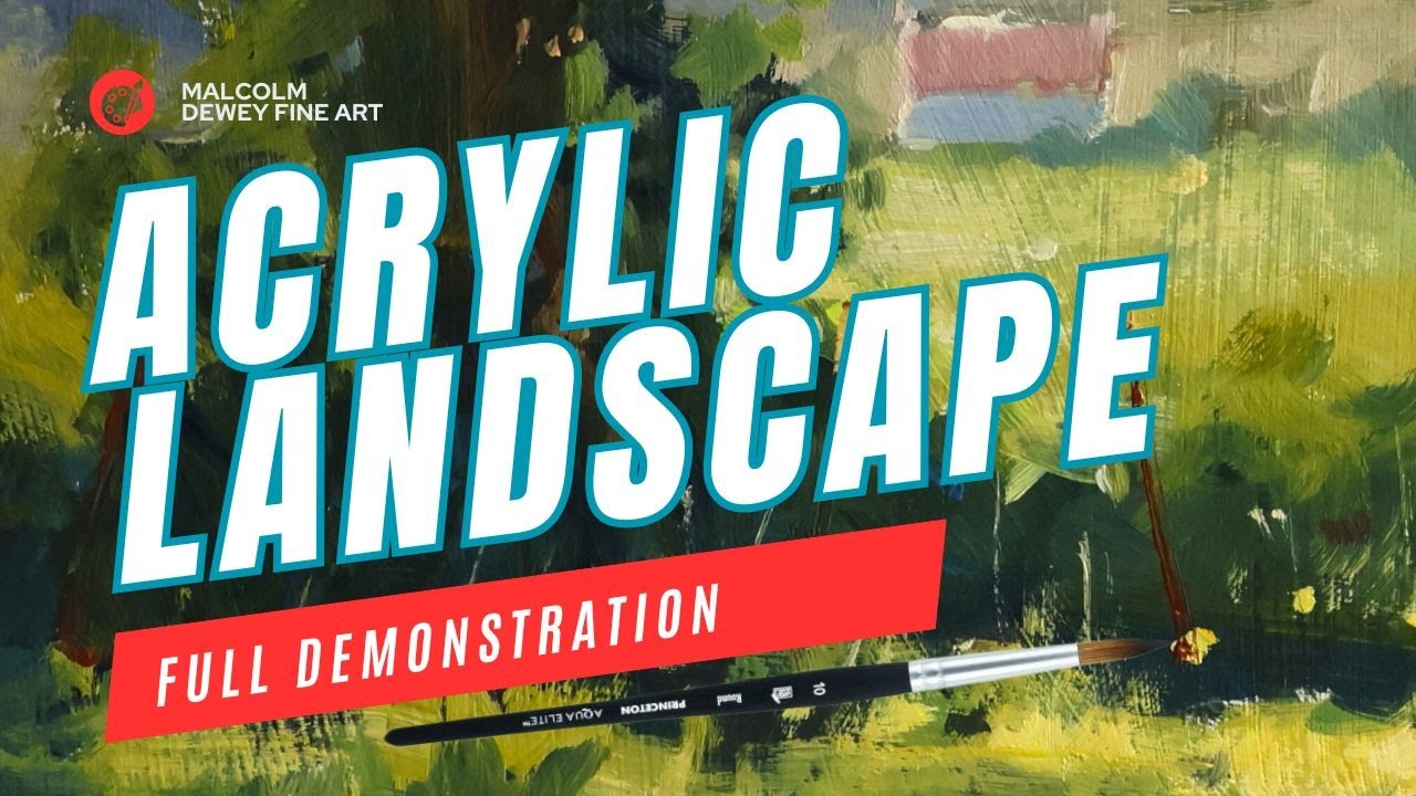 Праздничное предложение: Пошаговое рисование атмосферного пейзажа (акриловыми или масляными краск...