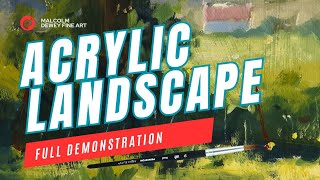 Holiday Special: Paint an Atmospheric Landscape Step-by-Step (Acrylic or Oils!)
