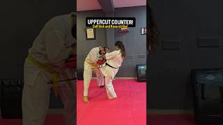 Uppercut Counter! Calf Kick, Knee strike ! #karate #martialarts #combatsport #tutorial #shorts