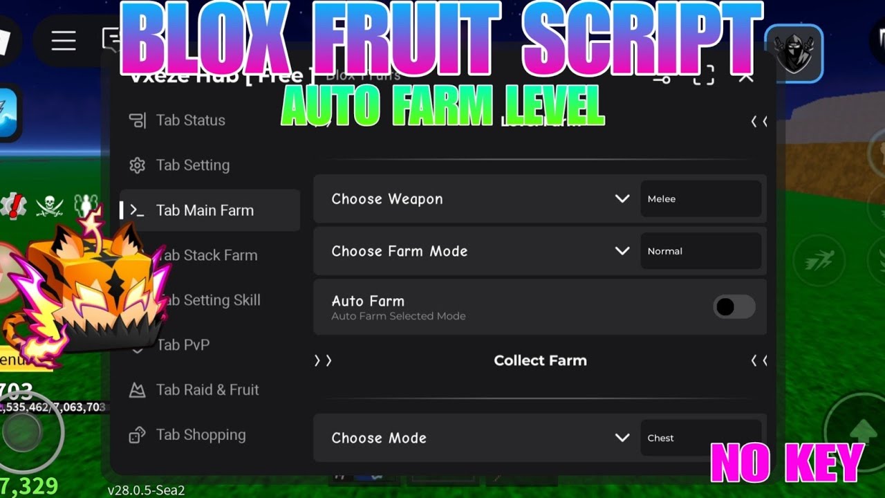 New Update Vxeze Hub Roblox Script Keyless | New Blox Fruits Script ...