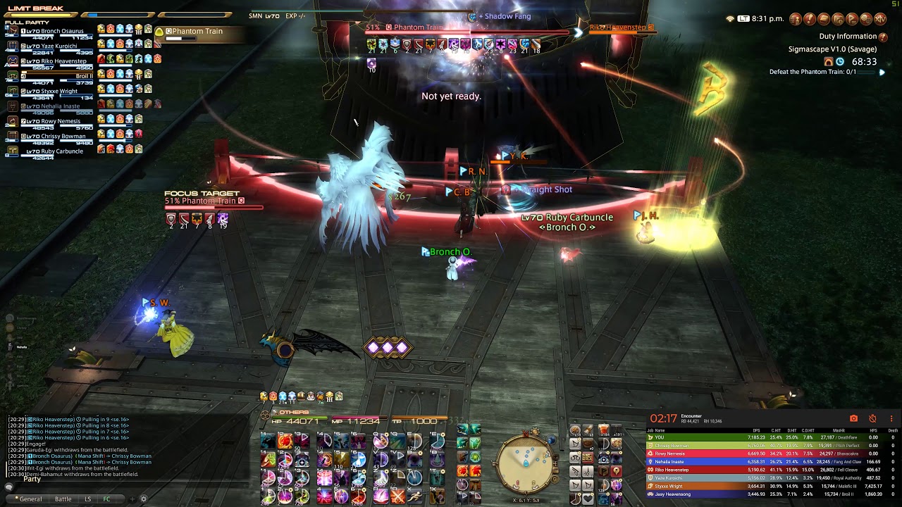 FFXIV: O5S SMN POV - 6,697 DPS
