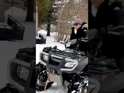 Backyard Sledding