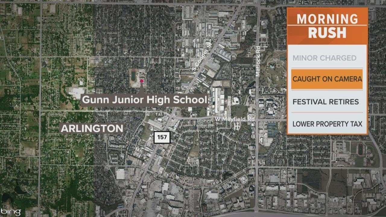Arlington junior high student arrested for bringing gun to school - YouTube