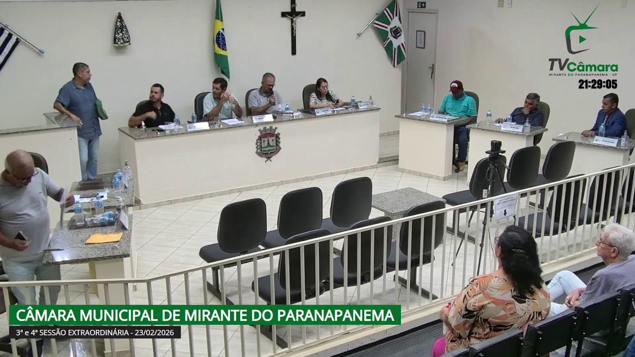 3ª e 4ª Sessão Extaordinária 23/02/2026