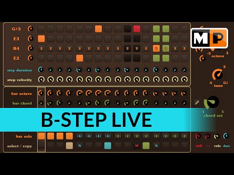 B-Step Sequencer - How to use B2 in a live performance.