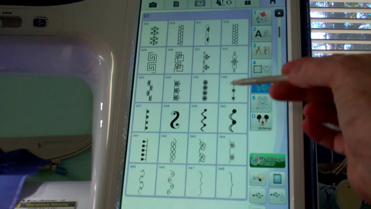 Brother Dream Machine 2 Stacking Decorative Stitches in the Hoop YouTube