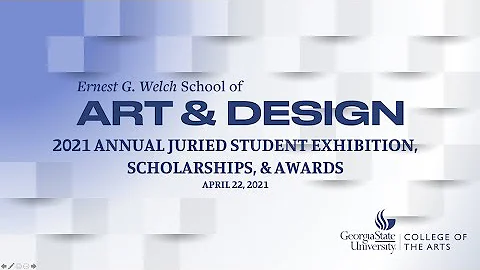 Juried Student Exhibition Awards and Scholarship Ceremony