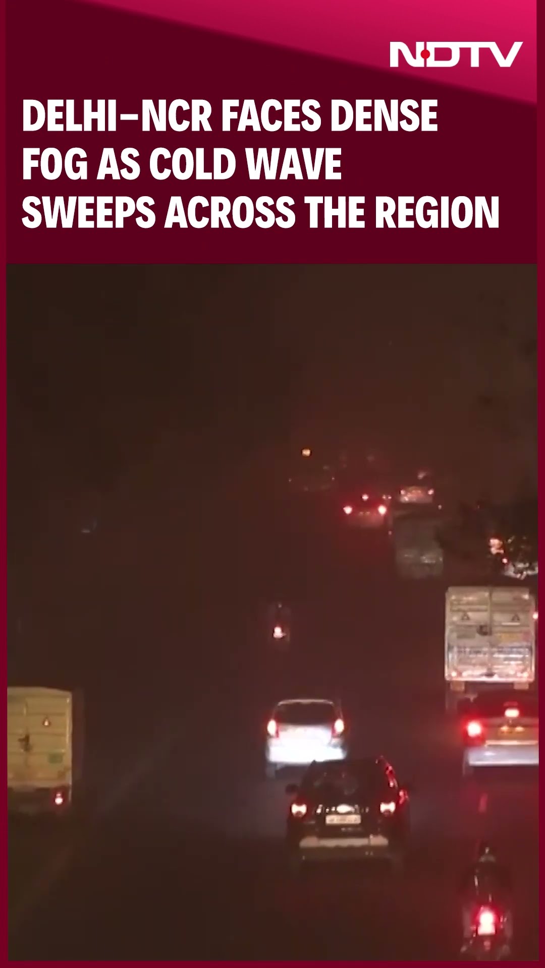 Delhi Weather Today | Delhi-NCR Faces Dense Fog As Cold Wave Sweeps Across The Region