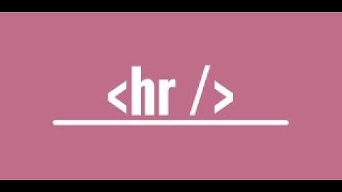 HR tag  with css