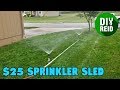 25 diy sprinkler sled