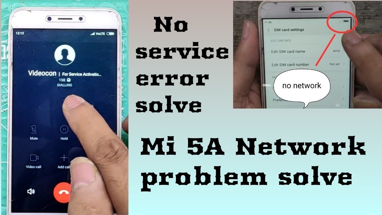 MI 5A No Service Error Network Problem Solution nonetwork noservice Mi 5a no service error network problem solution nonetwork noservice