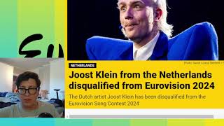 More Eurovision Drama!! Joost Klein from the Netherlands disqualified from Eurovision 2024 #reaction