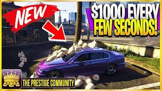 💰 $1000 EVERY FEW SECONDS 💰 NEW UNLIMITED MONEY DROP! (GTA 5 AFK MONEY GLITCH 1.46 PS4 XBOX ONE PC