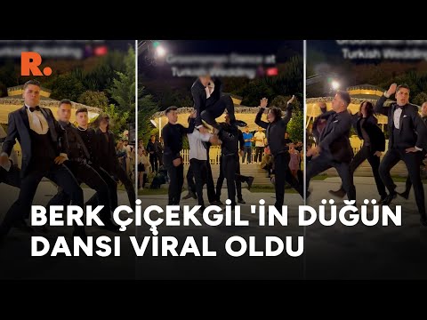 Tiktok fenomeni Berk Çiçekgil'in düğün dansı viral oldu