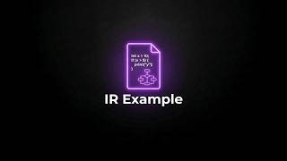 Compiler Design 5 - IR مثال
