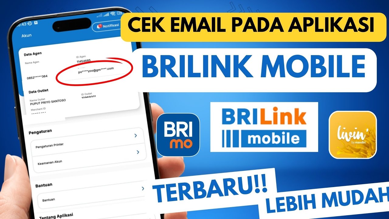 CEK EMAIL DI BRILINK MOBILE  ✅ CARA MENGETAHUI EMAIL AGEN DI APLIKASI BRIlink Mobile LEBIH MUDAH!
