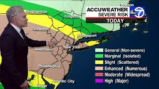 Accuweather Alert: Strong afternoon thunderstorms, damaging winds expected