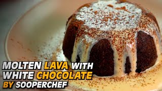 White chocolate lava cake truly a treat for your sweet tooth but
surprisingly easy to make. fresh topped with will melt in you...